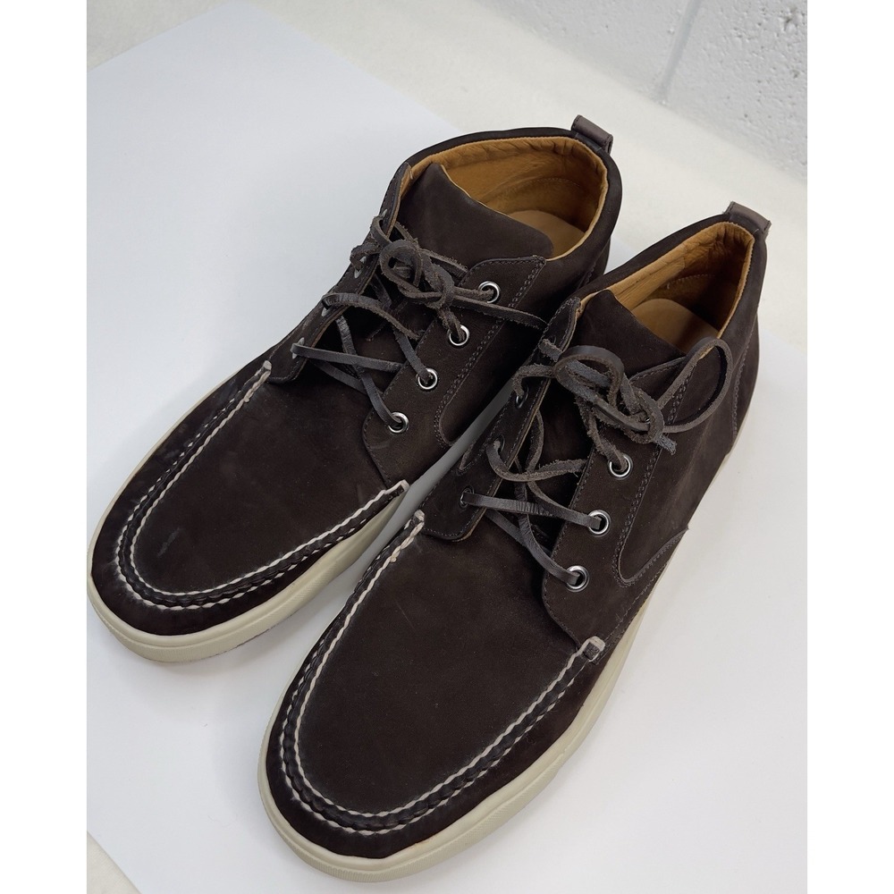 Peter Millar Brown Midtown Chukka Nubuck Sneaker Size 10.5 M
